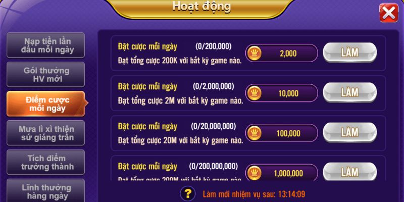 Khuyến Mãi 68gamebai - Săn Thưởng Siêu Đỉnh Dành Cho Mọi Thành Viên 2 Điểm qua TOP ưu đãi khuyến mãi hấp dẫn tại 68 Game Bài